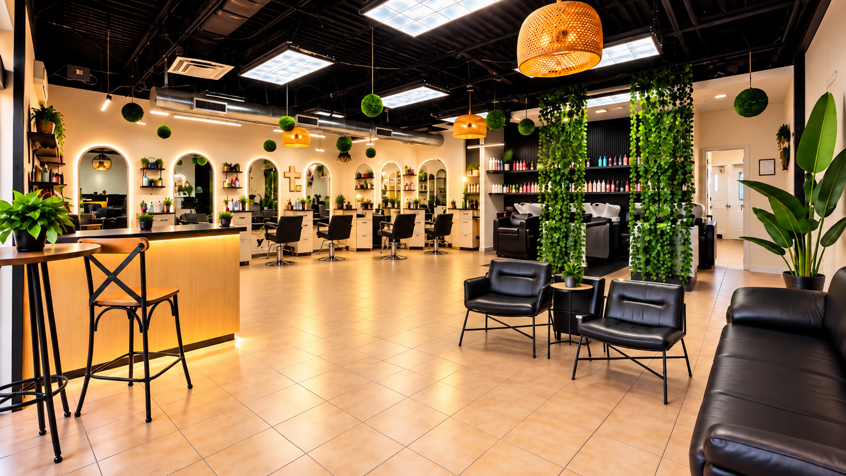 Interior de Regia's Salon en Mesquite